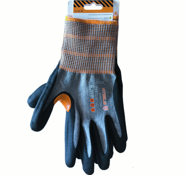 EAC550 A5 Cut Resistant Gloves - Premium Safety Work Gloves with Nitrile Coating