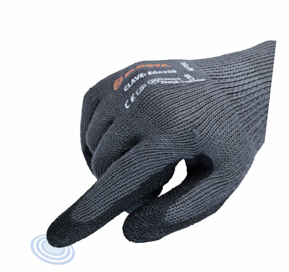 EGP320 Latex Coated Polyester Work Gloves - Maximum Grip for Rough & Wet Surfaces